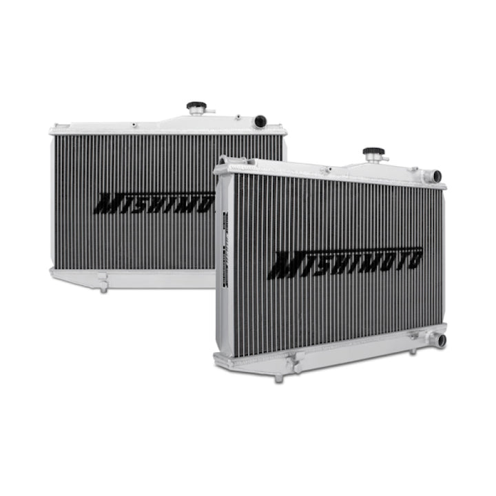 Mishimoto 83-87 Toyota Corolla Manual Aluminum Radiator - Bull Strap