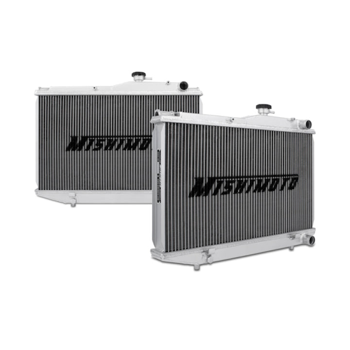 Mishimoto 83-87 Toyota Corolla Manual Aluminum Radiator - Bull Strap