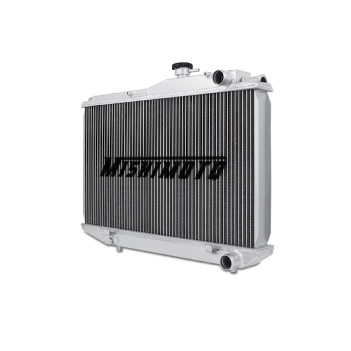 Mishimoto 83-87 Toyota Corolla Manual Aluminum Radiator - Bull Strap