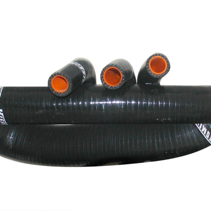 Mishimoto 86-93 Ford Mustang Black Silicone Hose Kit - Bull Strap