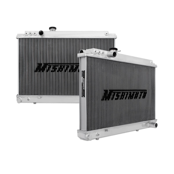 Mishimoto 86-93 Toyota Supra Manual Aluminum Radiator - Bull Strap