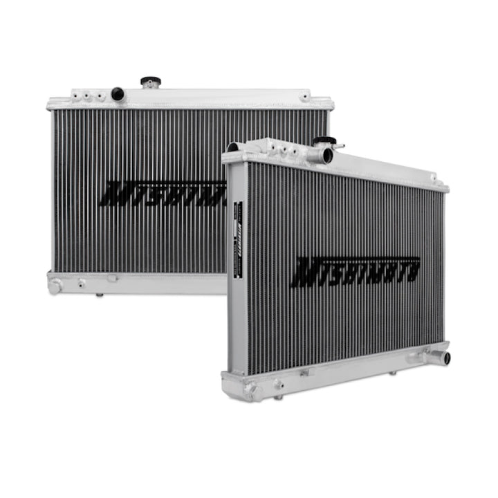 Mishimoto 86-93 Toyota Supra Manual Aluminum Radiator - Bull Strap