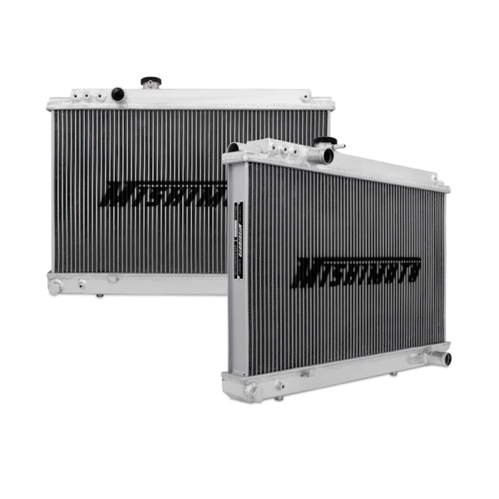 Mishimoto 86-93 Toyota Supra Manual Aluminum Radiator - Bull Strap