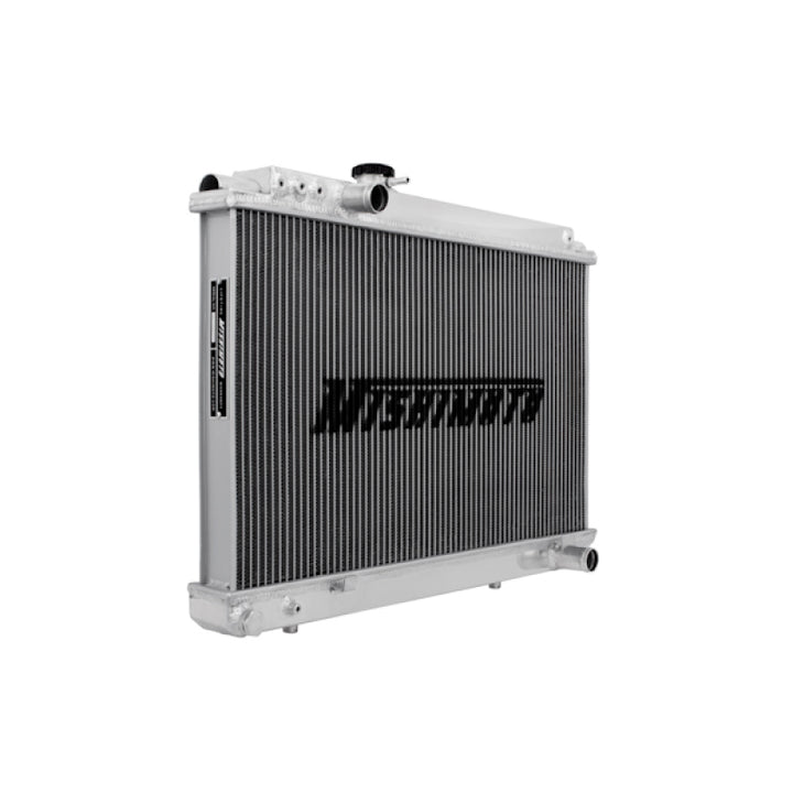 Mishimoto 86-93 Toyota Supra Manual Aluminum Radiator - Bull Strap