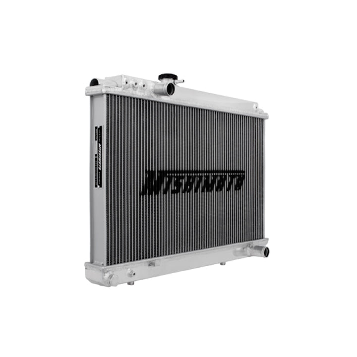 Mishimoto 86-93 Toyota Supra Manual Aluminum Radiator - Bull Strap