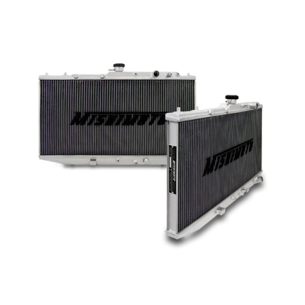 Mishimoto 88-91 Honda CRX Manual Aluminum Radiator - Bull Strap