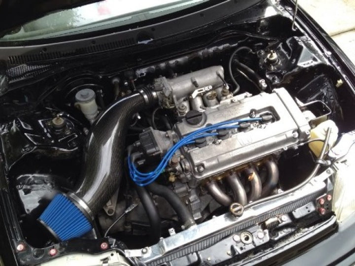 Mishimoto 88-91 Honda CRX Manual Aluminum Radiator - Bull Strap