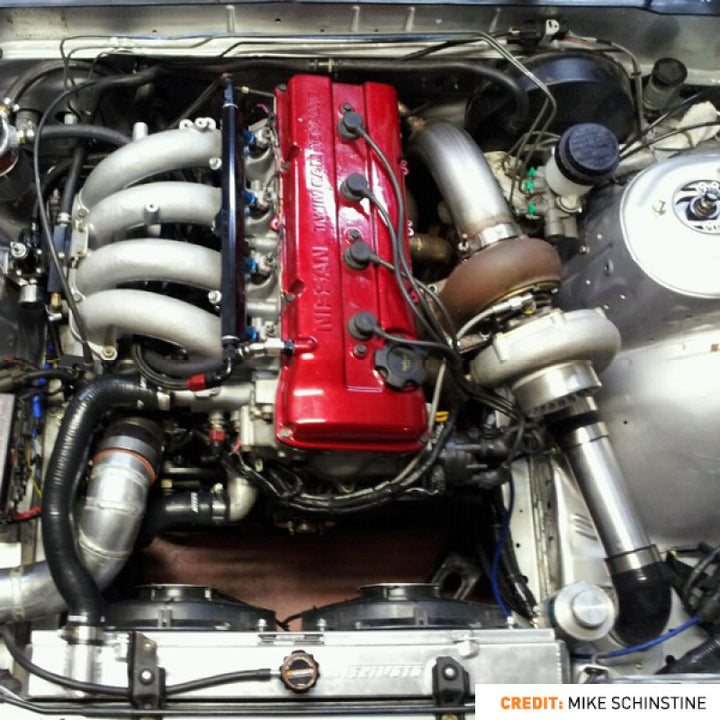 Mishimoto 89-94 Nissan 240sx w/ KA Aluminum Radiator - Bull Strap