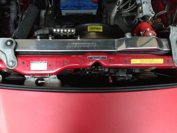 Mishimoto 90-05 Acura NSX Manual Aluminum Radiator - Bull Strap