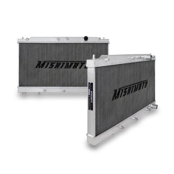 Mishimoto 90-94 Mitsubishi Eclipse Manual X-LINE (Thicker Core) Aluminum Radiator - Bull Strap