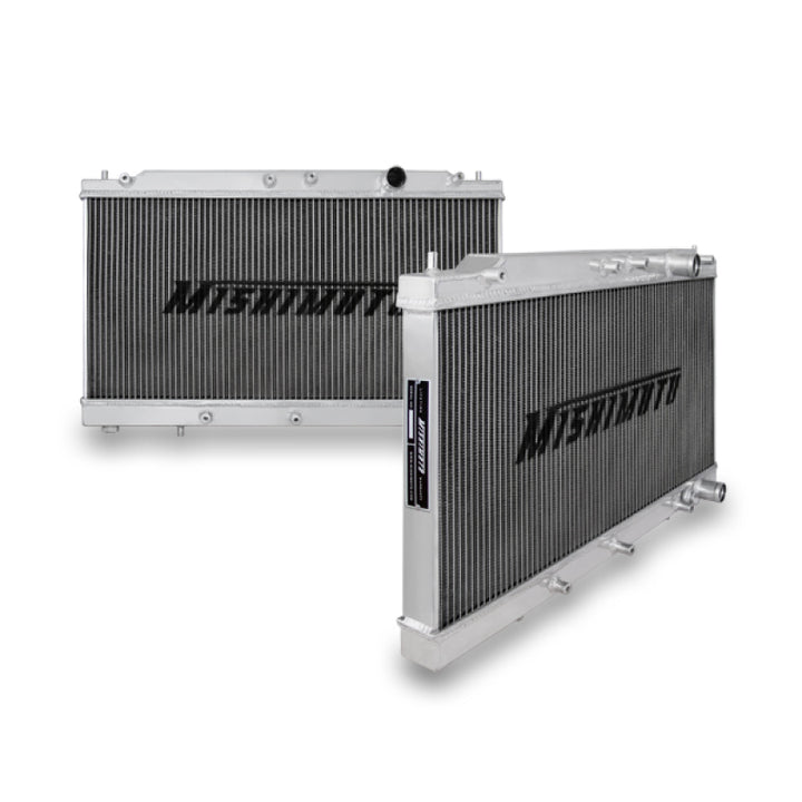 Mishimoto 90-94 Mitsubishi Eclipse Manual X-LINE (Thicker Core) Aluminum Radiator - Bull Strap