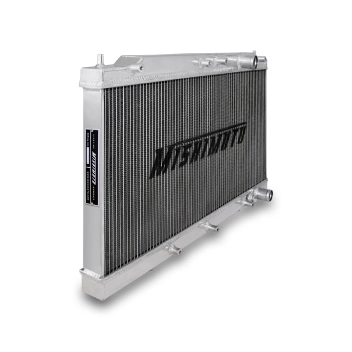 Mishimoto 90-94 Mitsubishi Eclipse Manual X-LINE (Thicker Core) Aluminum Radiator - Bull Strap