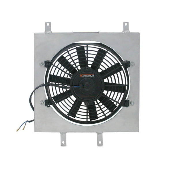 Mishimoto 90-96 Nissan 300ZX Turbo Aluminum Fan Shroud Kit - Bull Strap