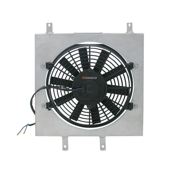 Mishimoto 90-96 Nissan 300ZX Turbo Aluminum Fan Shroud Kit - Bull Strap