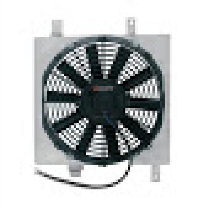 Mishimoto 90-96 Nissan 300ZX Turbo Aluminum Fan Shroud Kit - Bull Strap
