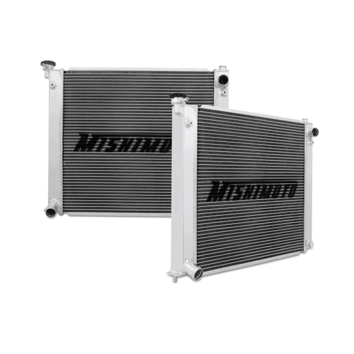 Mishimoto 90-96 Nissan 300ZX Turbo Manual Aluminum Radiator - Bull Strap
