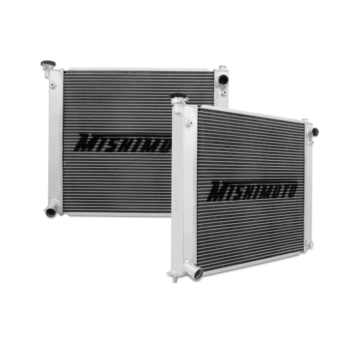 Mishimoto 90-96 Nissan 300ZX Turbo Manual Aluminum Radiator - Bull Strap