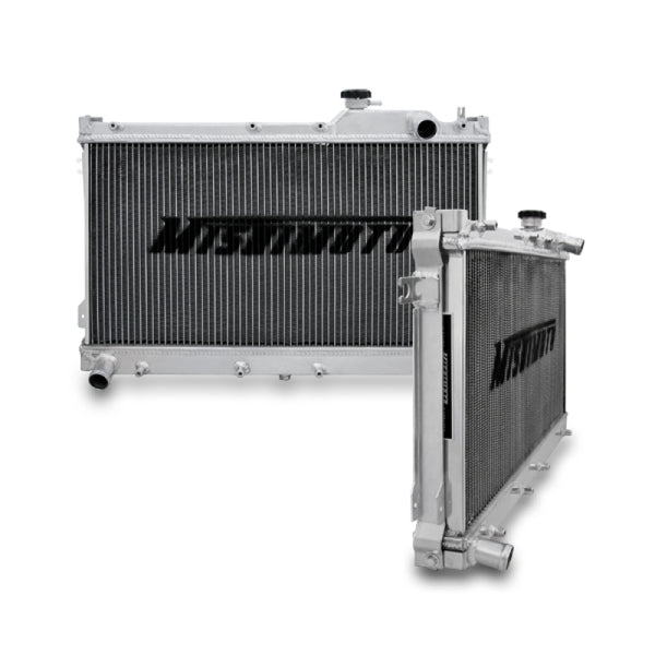 Mishimoto 90-97 Mazda Miata 3 Row Manual X-LINE (Thicker Core) Aluminum Radiator - Bull Strap