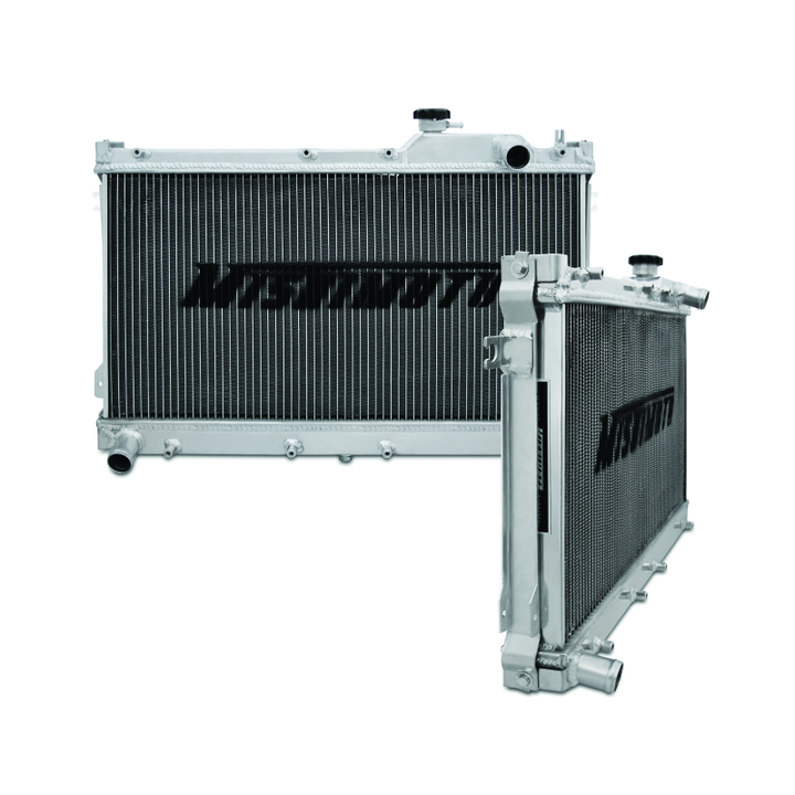 Mishimoto 90-97 Mazda Miata 3 Row Manual X-LINE (Thicker Core) Aluminum Radiator - Bull Strap