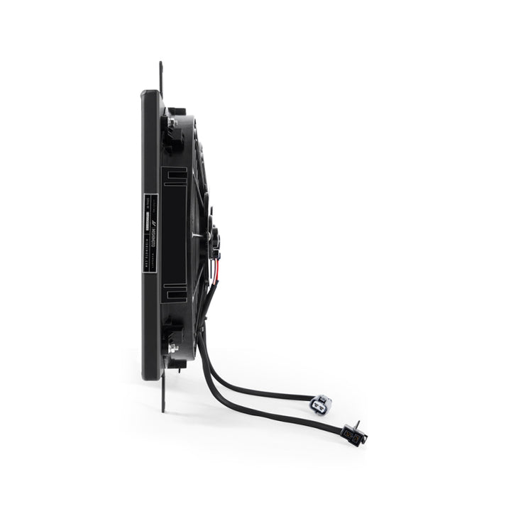 Mishimoto 90-97 Mazda Miata Aluminum Fan Shroud Kit - Black - Bull Strap