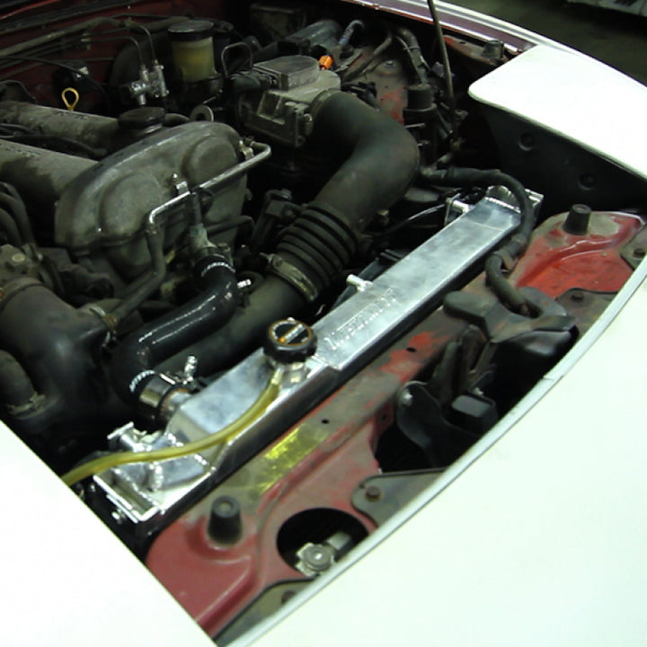 Mishimoto 90-97 Mazda Miata Manual Aluminum Radiator - Bull Strap