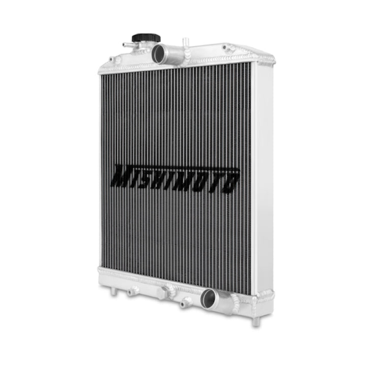 Mishimoto 92-00 Honda Civic / 93-97 Del Sol Manual Aluminum Radiator - Bull Strap