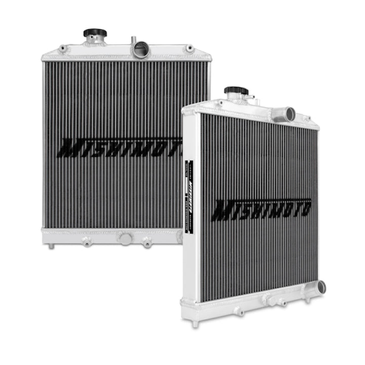 Mishimoto 92-00 Honda Civic / 93-97 Del Sol Manual X-LINE (Thicker Core) Aluminum Radiator - Bull Strap