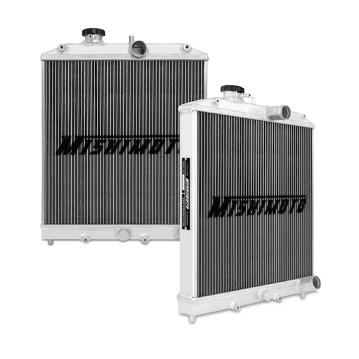 Mishimoto 92-00 Honda Civic / 93-97 Del Sol Manual X-LINE (Thicker Core) Aluminum Radiator - Bull Strap