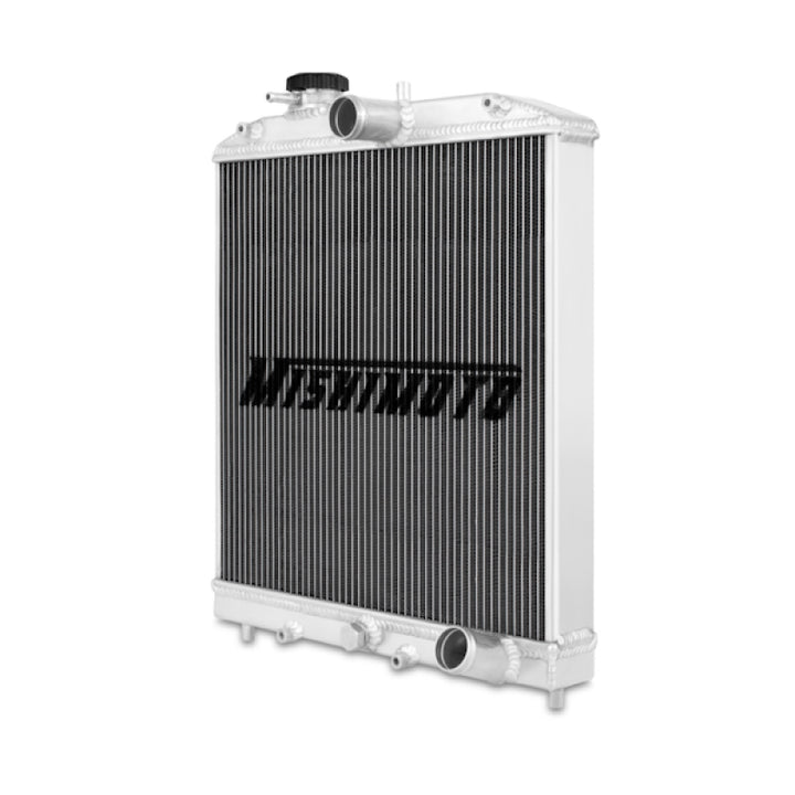 Mishimoto 92-00 Honda Civic / 93-97 Del Sol Manual X-LINE (Thicker Core) Aluminum Radiator - Bull Strap