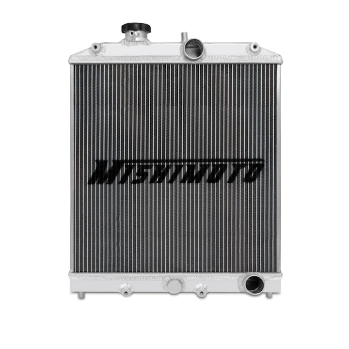 Mishimoto 92-00 Honda Civic / 93-97 Del Sol Manual X-LINE (Thicker Core) Aluminum Radiator - Bull Strap