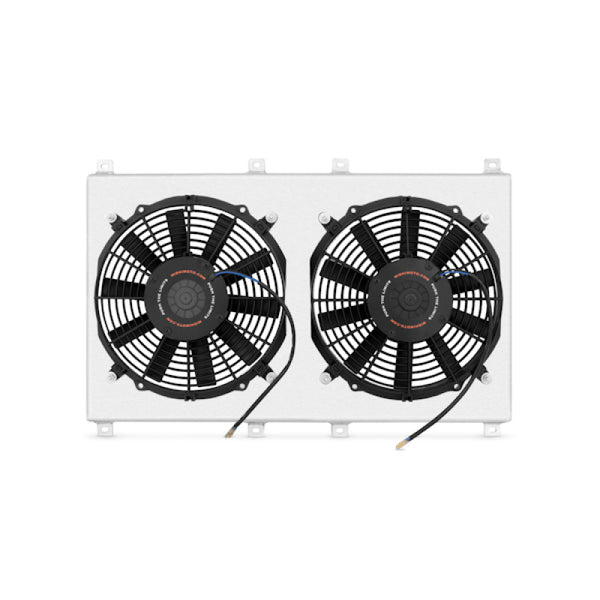 Mishimoto 92-00 Subaru GC8 WRX / 90-94 Legacy Turbo Aluminum Fan Shroud Kit - Bull Strap