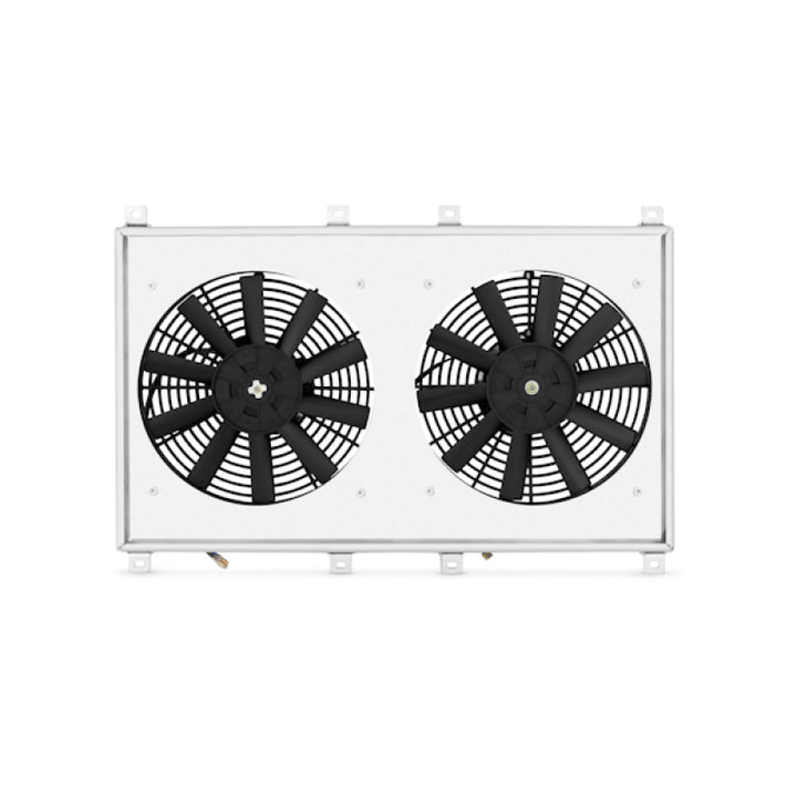 Mishimoto 92-00 Subaru GC8 WRX / 90-94 Legacy Turbo Aluminum Fan Shroud Kit - Bull Strap