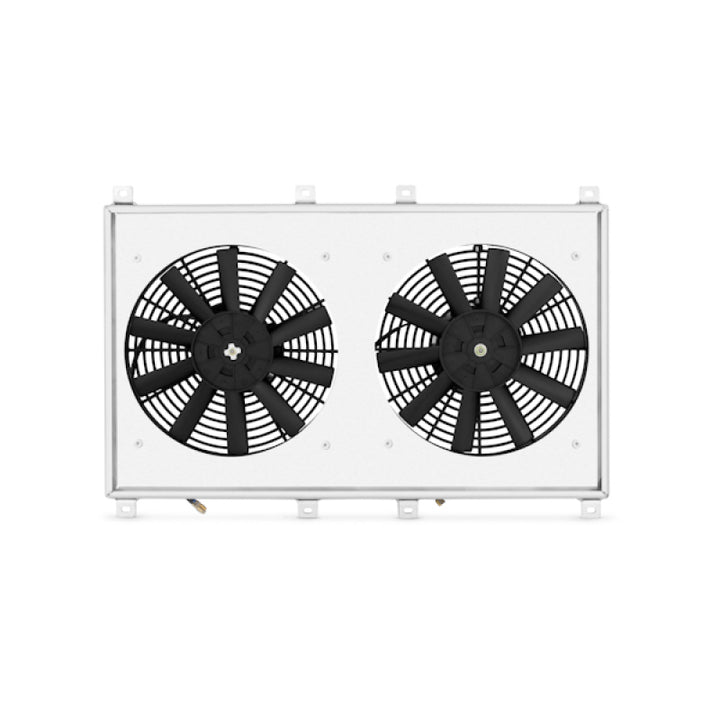Mishimoto 92-00 Subaru GC8 WRX / 90-94 Legacy Turbo Aluminum Fan Shroud Kit - Bull Strap