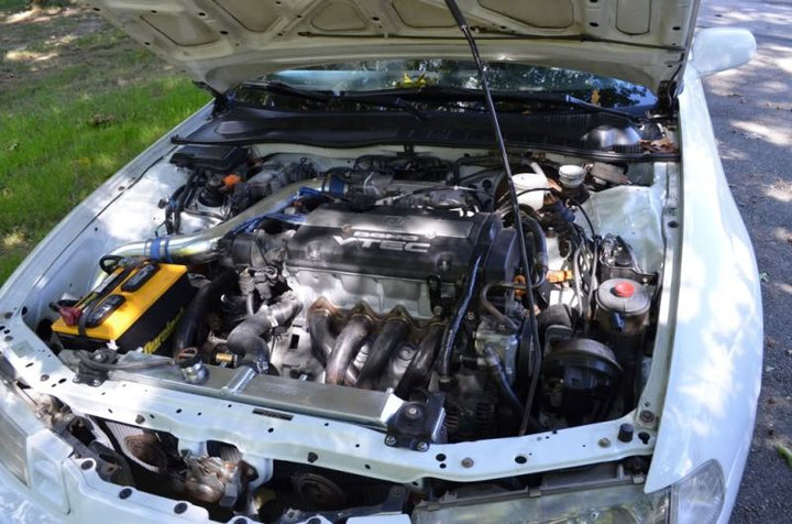 Mishimoto 92-96 Honda Prelude Manual Aluminum Radiator - Bull Strap