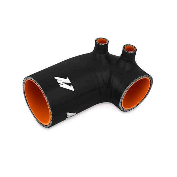 Mishimoto 92-99 BMW E36 (325/328/M3) w/ 3.5in HFM Black Silicone Intake Boot - Bull Strap