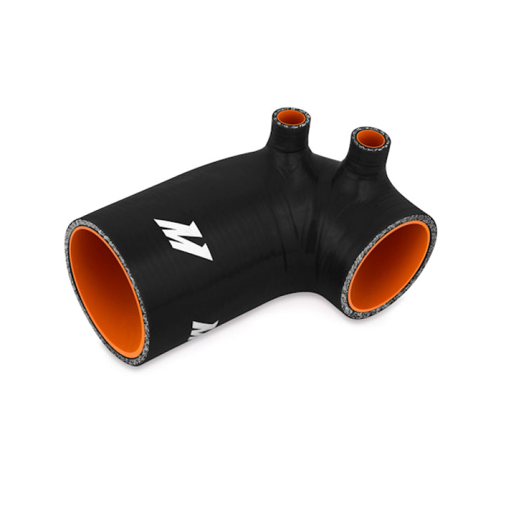 Mishimoto 92-99 BMW E36 (325/328/M3) w/ 3.5in HFM Black Silicone Intake Boot - Bull Strap