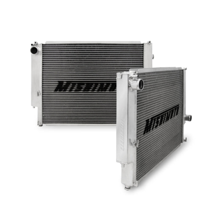 Mishimoto 92-99 BMW E36 Manual Aluminum Radiator - Bull Strap