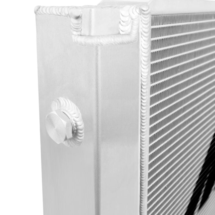 Mishimoto 92-99 BMW E36 Manual Aluminum Radiator - Bull Strap