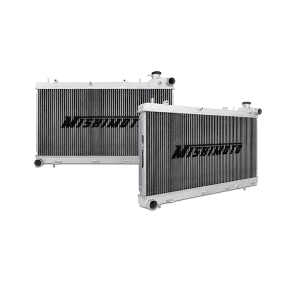 Mishimoto 93-98 Subaru Impreza GC8 2.2L Manual Aluminum Radiator - Bull Strap