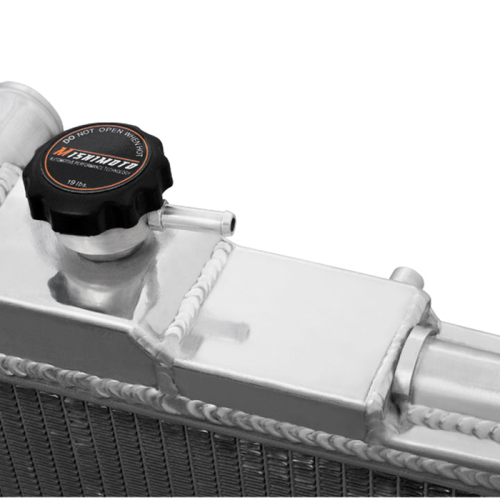 Mishimoto 93-98 Toyota Supra Turbo/Non Turbo Manual Aluminum Radiator - Bull Strap