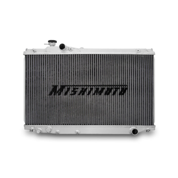 Mishimoto 93-98 Toyota Supra Turbo/Non Turbo Manual Aluminum Radiator - Bull Strap