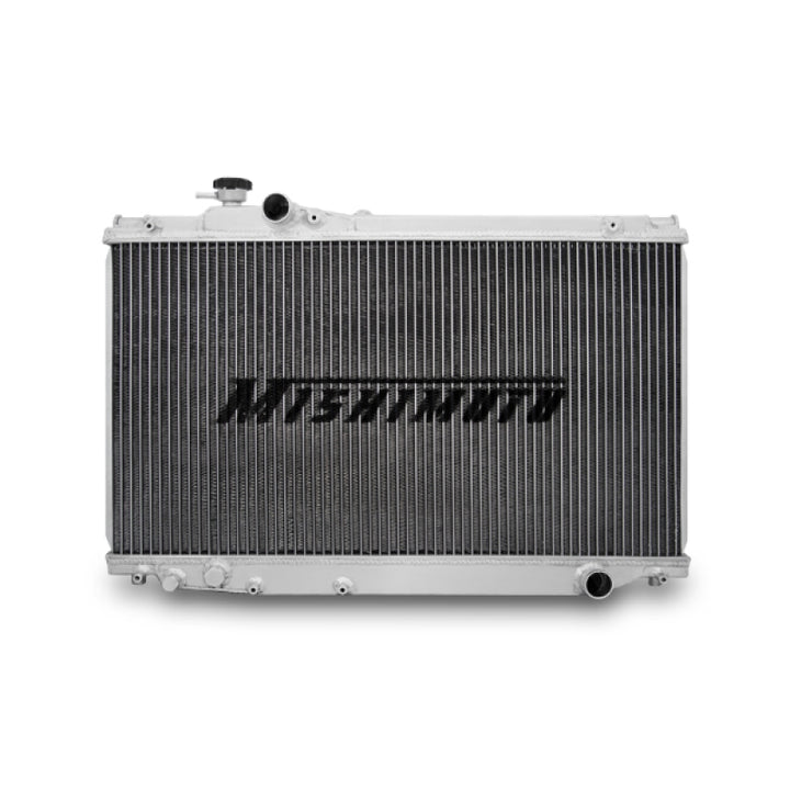 Mishimoto 93-98 Toyota Supra Turbo/Non Turbo Manual Aluminum Radiator - Bull Strap