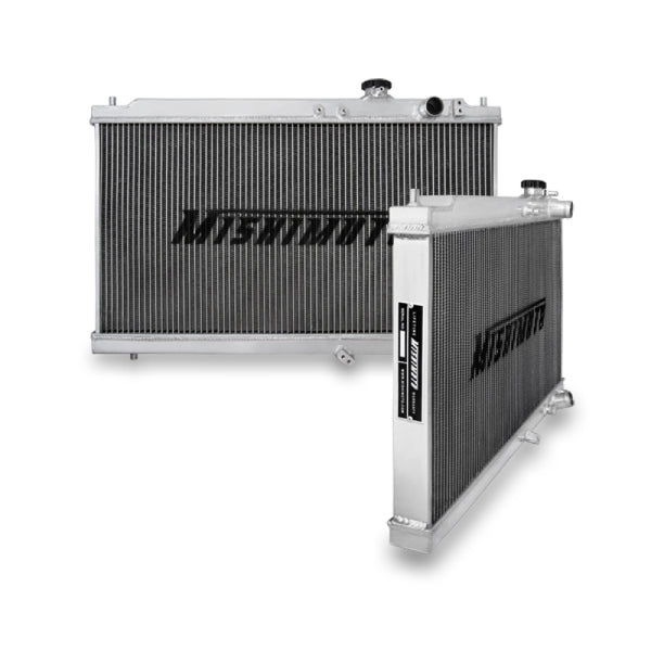 Mishimoto 94-01 Acura Integra 3 Row Manual X-LINE (Thicker Core) Aluminum Radiator - Bull Strap