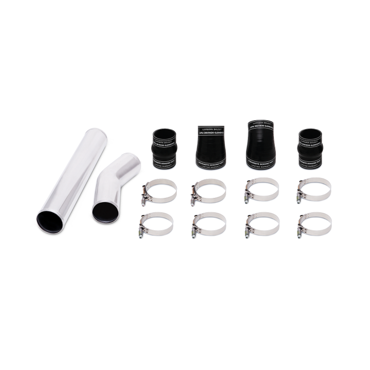Mishimoto 94-02 Dodge Ram 2500 5.9L Cummins Intercooler Kit w/ Pipes (Black) - Bull Strap