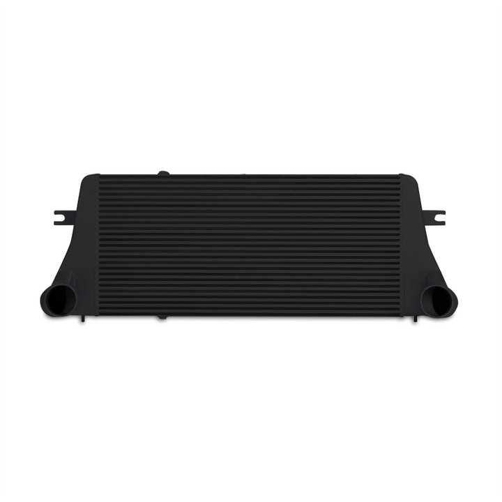 Mishimoto 94-02 Dodge Ram 2500 5.9L Cummins Intercooler Kit w/ Pipes (Black) - Bull Strap