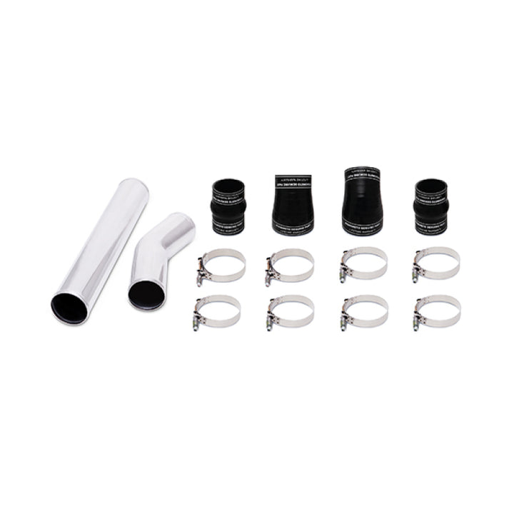 Mishimoto 94-02 Dodge Ram 2500 5.9L Cummins Intercooler Kit w/ Pipes (Black) - Bull Strap