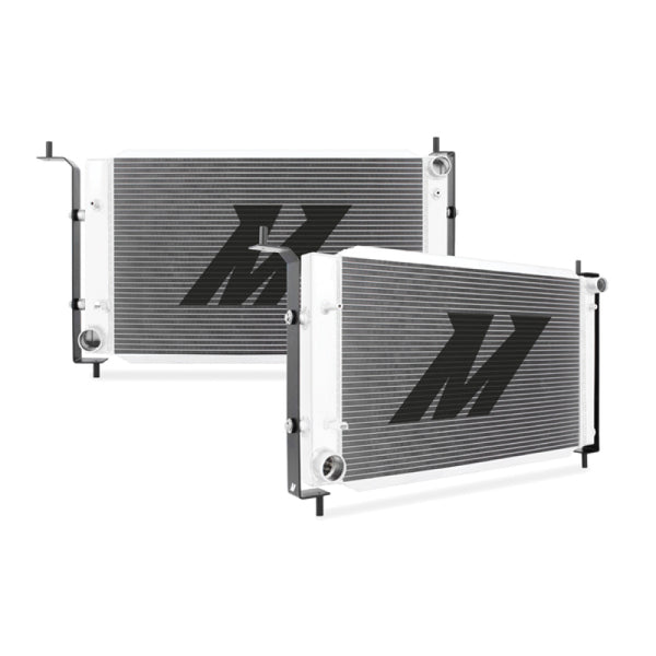 Mishimoto 94-95 Ford Mustang w/ Stabilizer System Manual Aluminum Radiator - Bull Strap