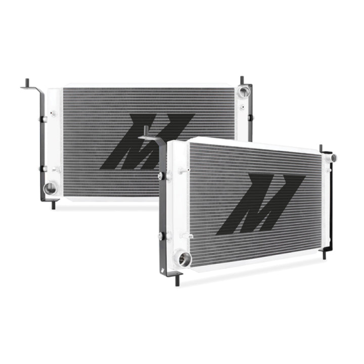 Mishimoto 94-95 Ford Mustang w/ Stabilizer System Manual Aluminum Radiator - Bull Strap