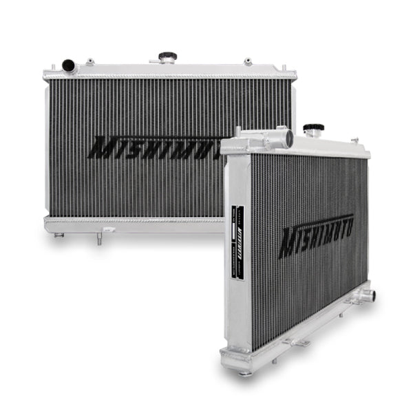 Mishimoto 95-98 Nissan 240sx S14 SR20DET X-LINE (Thicker Core) Aluminum Radiator - Bull Strap