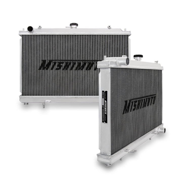 Mishimoto 95-98 Nissan 240sx S14 SR20DET X-LINE (Thicker Core) Aluminum Radiator - Bull Strap